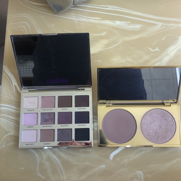Tarte Tarlette Amazonian Clay Palette & Double Duty Beauty Contour/Highlight Duo - Picture 2 of 7